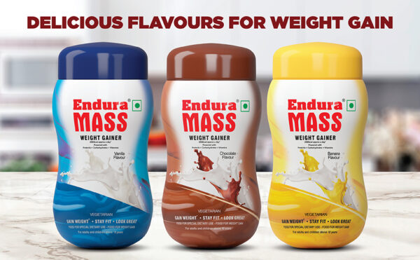 Enduramass A plus DIGITAL BANNER Endura Mass Weight Gain Powder