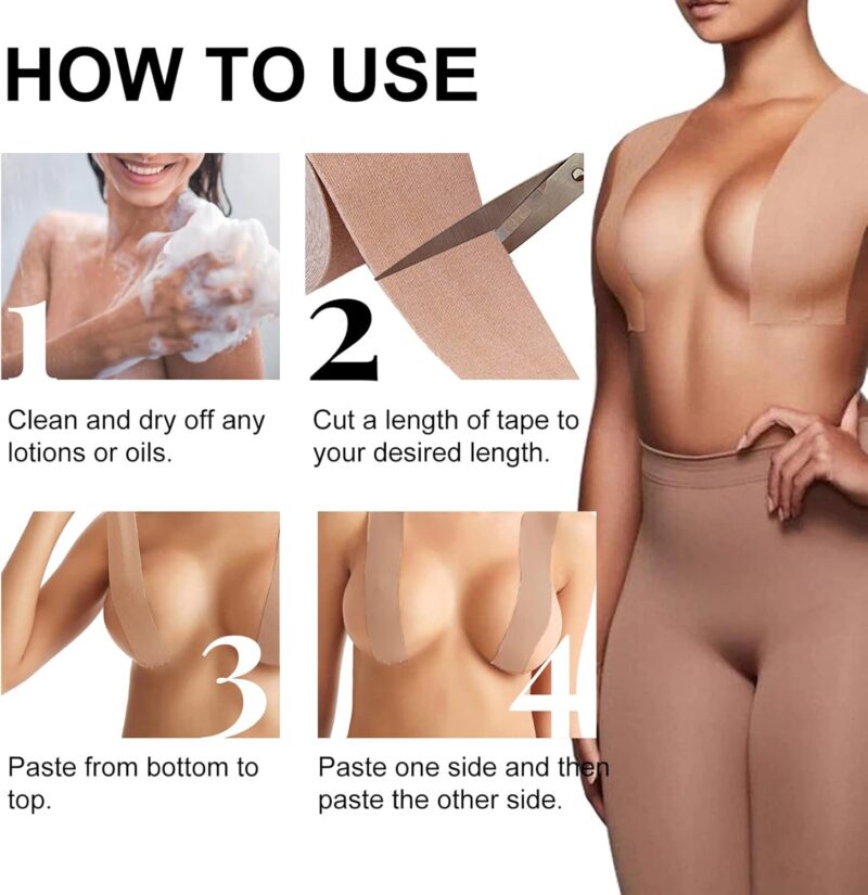 Invisible Chest Lift Tape