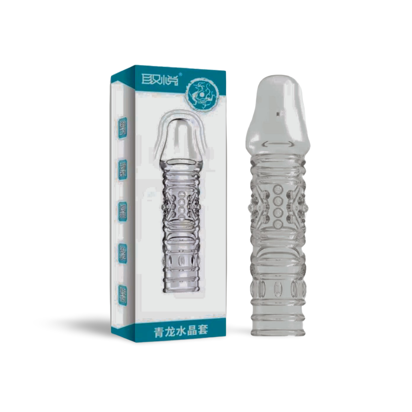 Cobiiy Reusable 3D Penis Extension Condoms