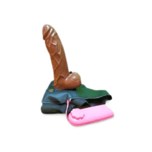 images__13__removebg_preview Chocolate Brown Strap-On Vibrating Dildo – Adjustable Harness with Multi-Speed Vibrations