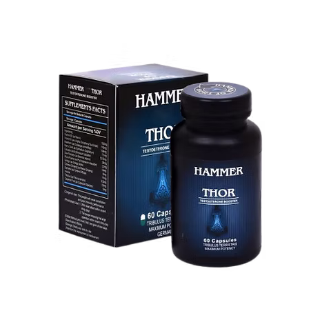 Hammer of Thor Capsules – Natural Testosterone & Vitality Booster for Men
