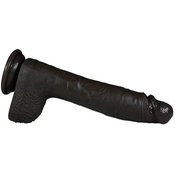Remote Control Thrusting Black Dildo