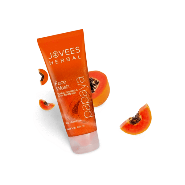 Jovees Herbal Papaya Face Wash – Deep Moisturizing & Skin Brightening Cleanser