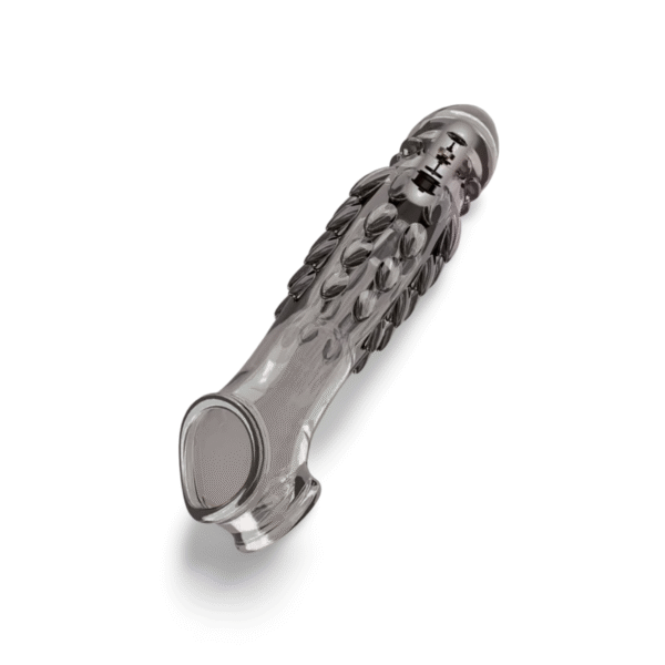 Transparent Fish Scale Stimulator Penis Extender Sleeve