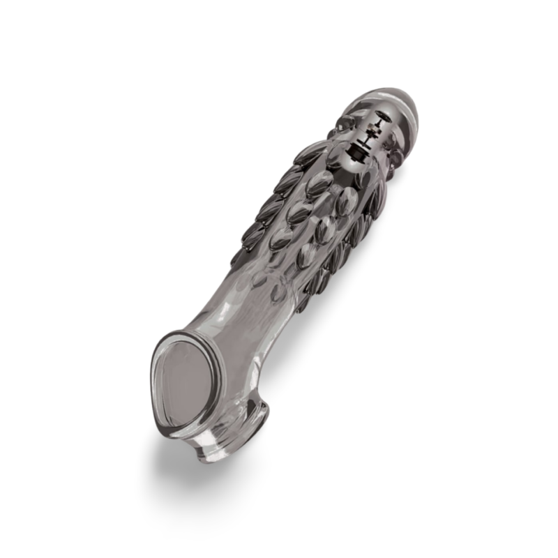 Transparent Fish Scale Stimulator Sleeve