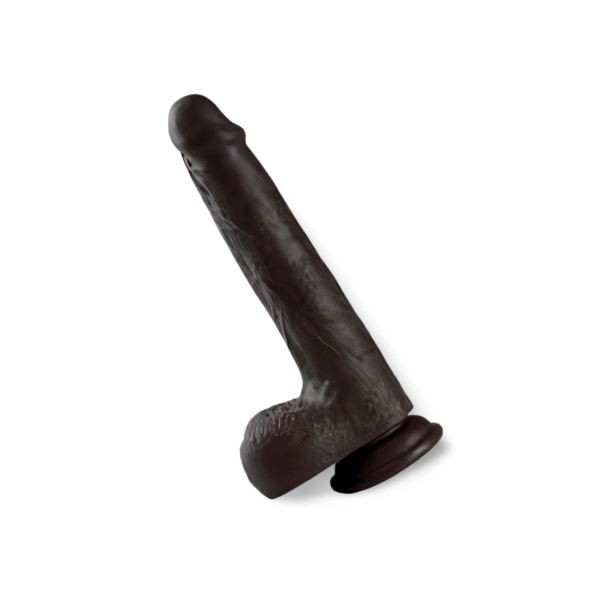 Remote Control Thrusting Black Dildo