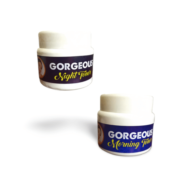 Gorgeous Toner Morning & Night Lightening Cream – Brightening & Spot Removal