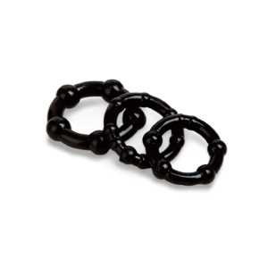 Last Longer Beaded 3-In-1 Cock Ring – Reusable Stamina & Pleasure Enhancer