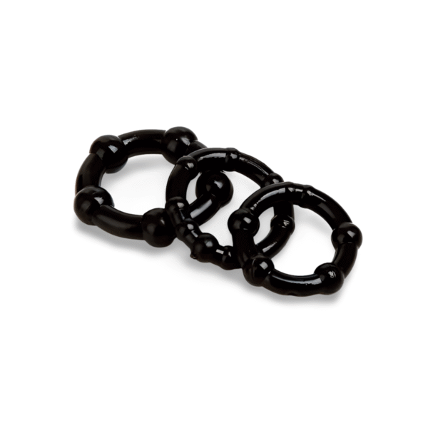 Last Longer Beaded 3-In-1 Cock Ring – Reusable Stamina & Pleasure Enhancer