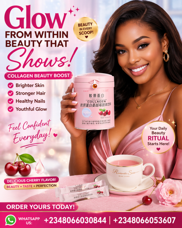 Collagen Cranberry Solid Beverage – Skin Glow & Anti-Aging Supplement