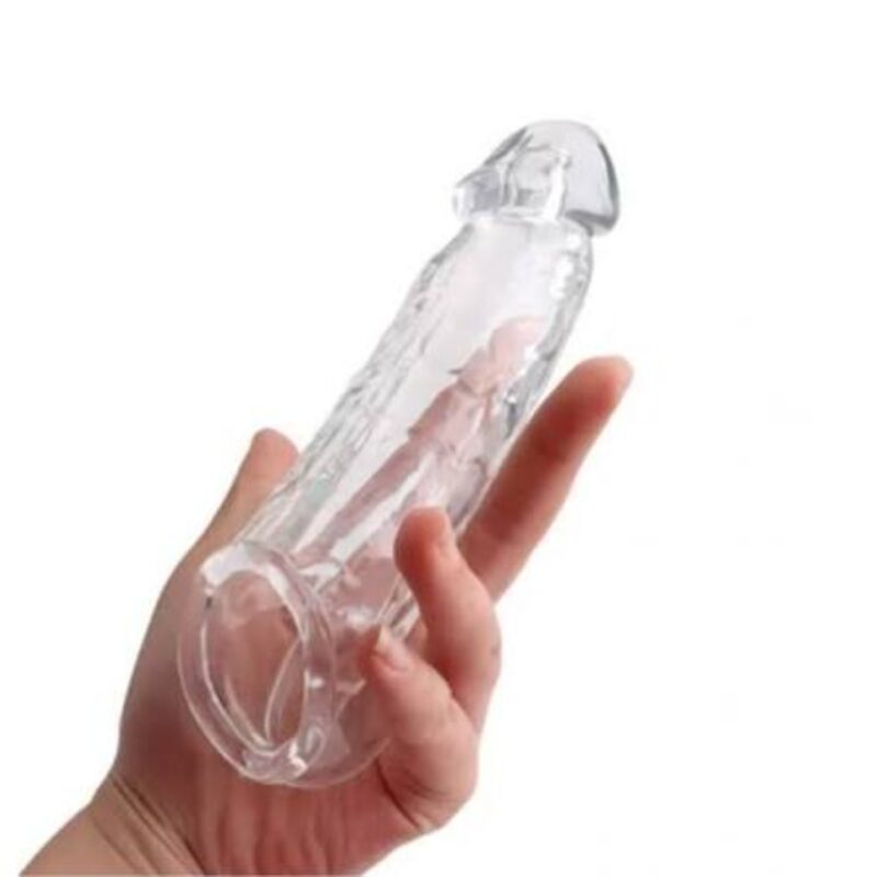 1000983425 Clear Penis Extender with Ball Loop