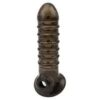 Emperor Ribbed Penis Sleeve In Black