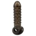 1000983431 Emperor Ribbed Penis Sleeve In Black