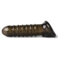 1000983434 Emperor Ribbed Penis Sleeve In Black
