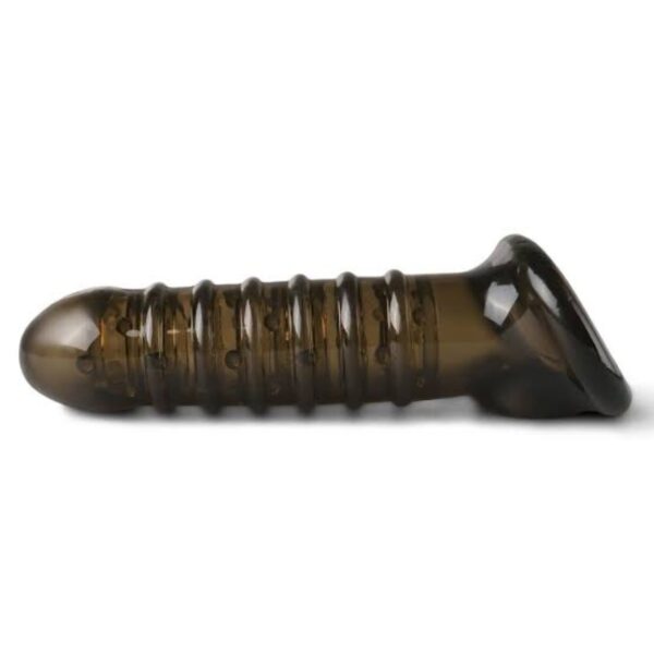 Emperor Ribbed Penis Sleeve In Black