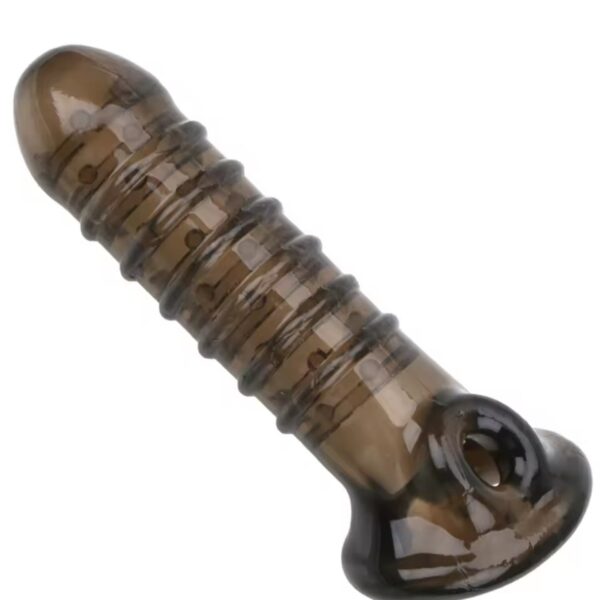 Emperor Ribbed Penis Sleeve In Black