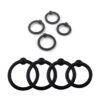 4 Rings Harder Cock Ring Set Silicone for Delay