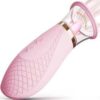 Rechargeable Clitoral Suction Stimulator with Tongue Massager